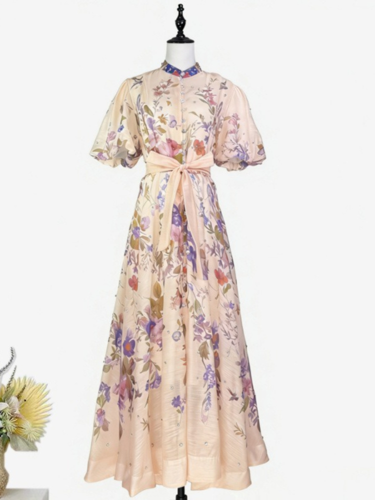 Summer Clothing Pictures - Vestido Elegante Retro Francês de Duas