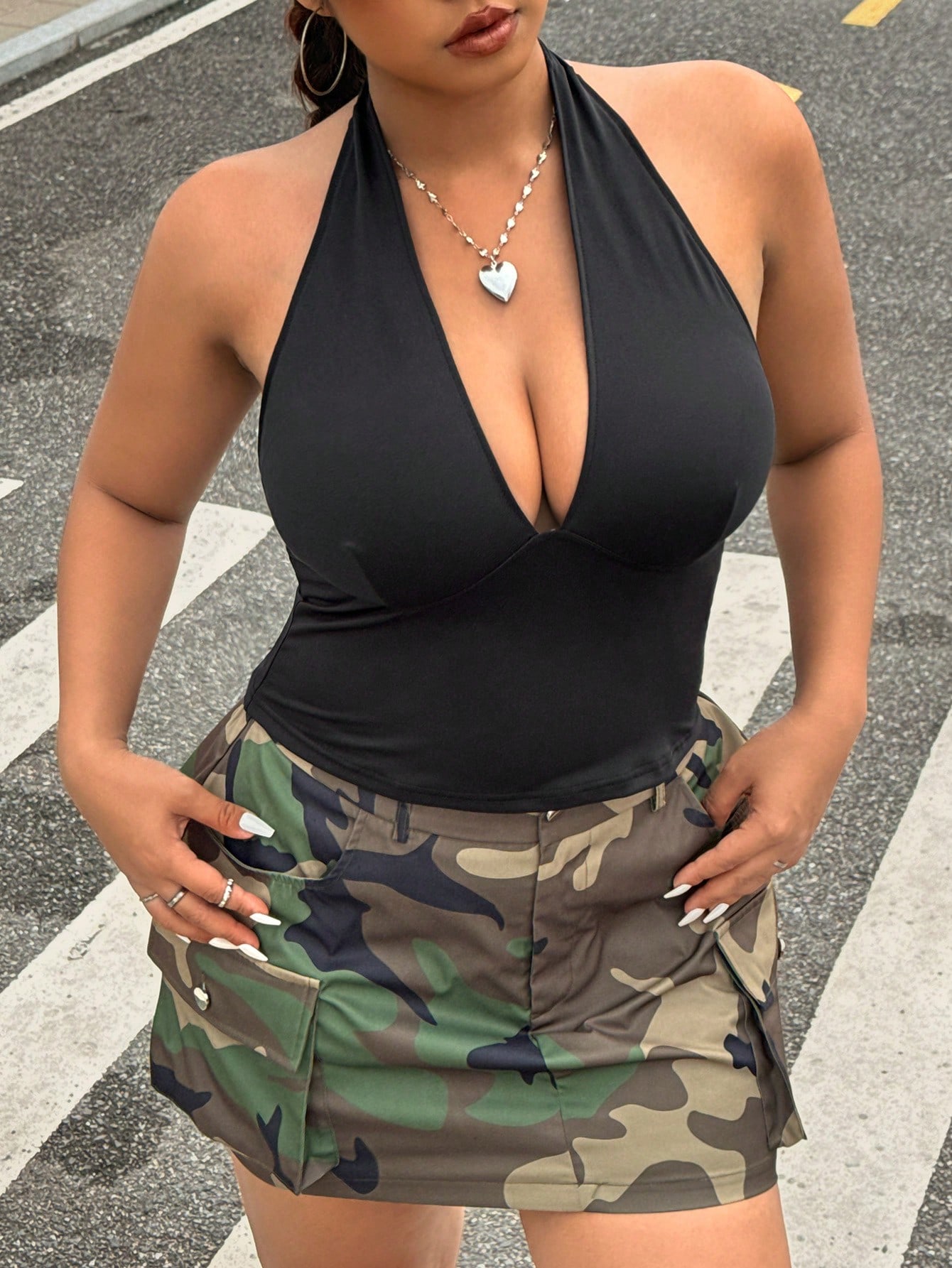 Summer Clothing For Plus Size Women - Nova Moda, Cor Sólida, Tamanho Grande,