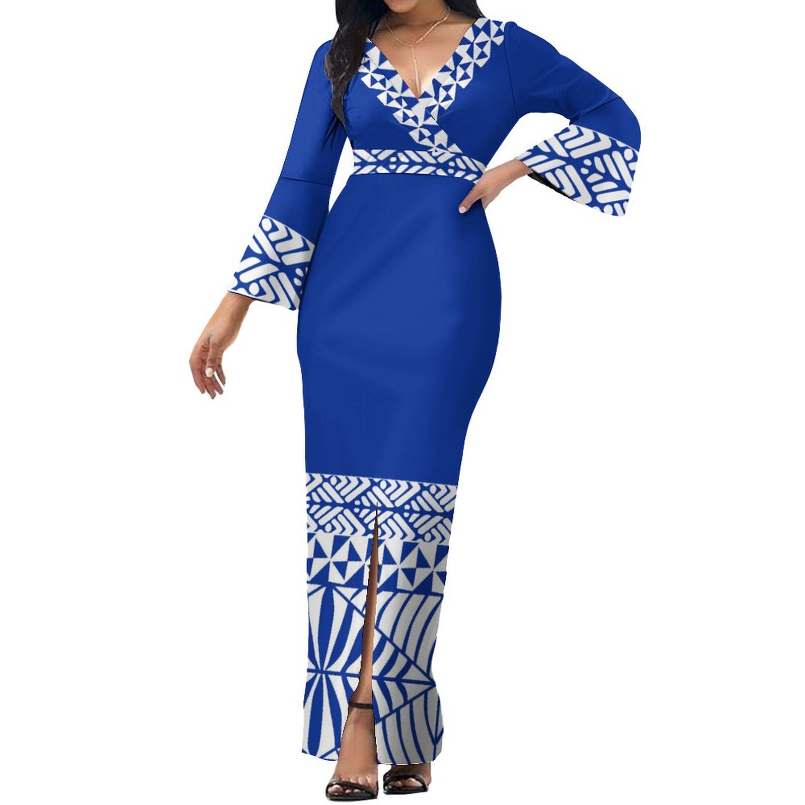 Summer Clothing H&M - Vestido maxi sob medida feminino, tecido