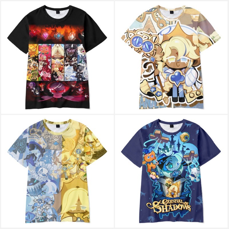 Summer Clothing Cartoon - Camiseta Infantil de Verão com Estampa