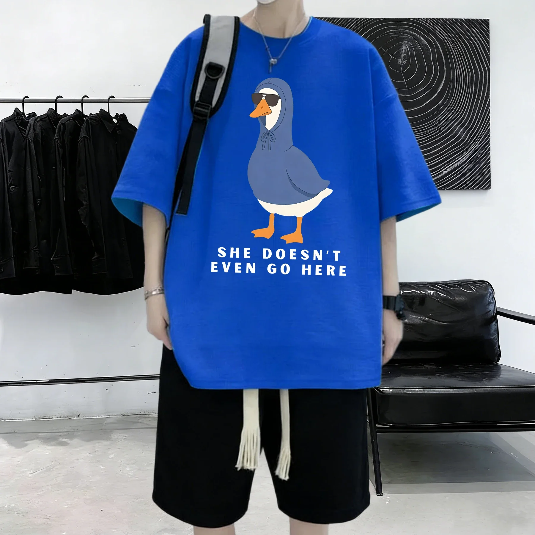 Summer Clothing Not Shein - Camisetas Masculinas Casuais de Verão de
