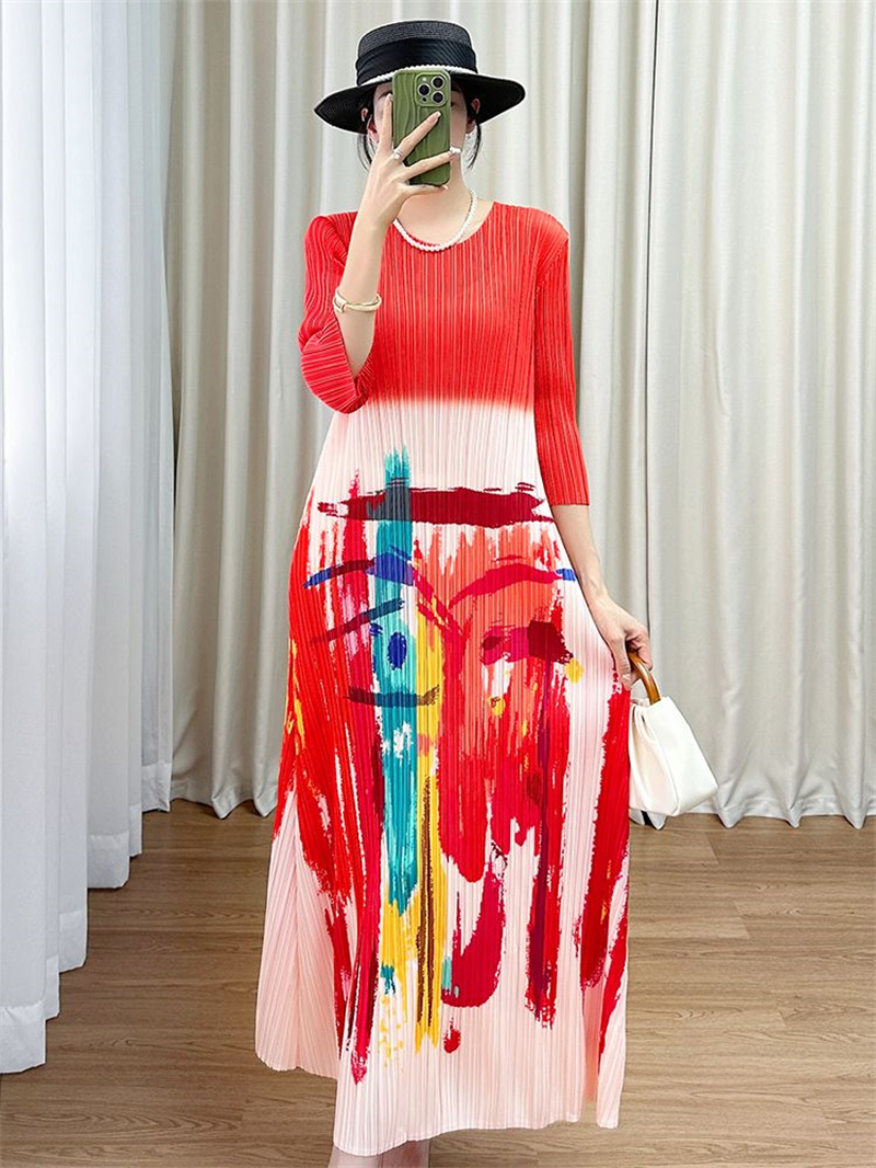 Summer Clothing H&M - Miyake vestido feminino vestidos de noite