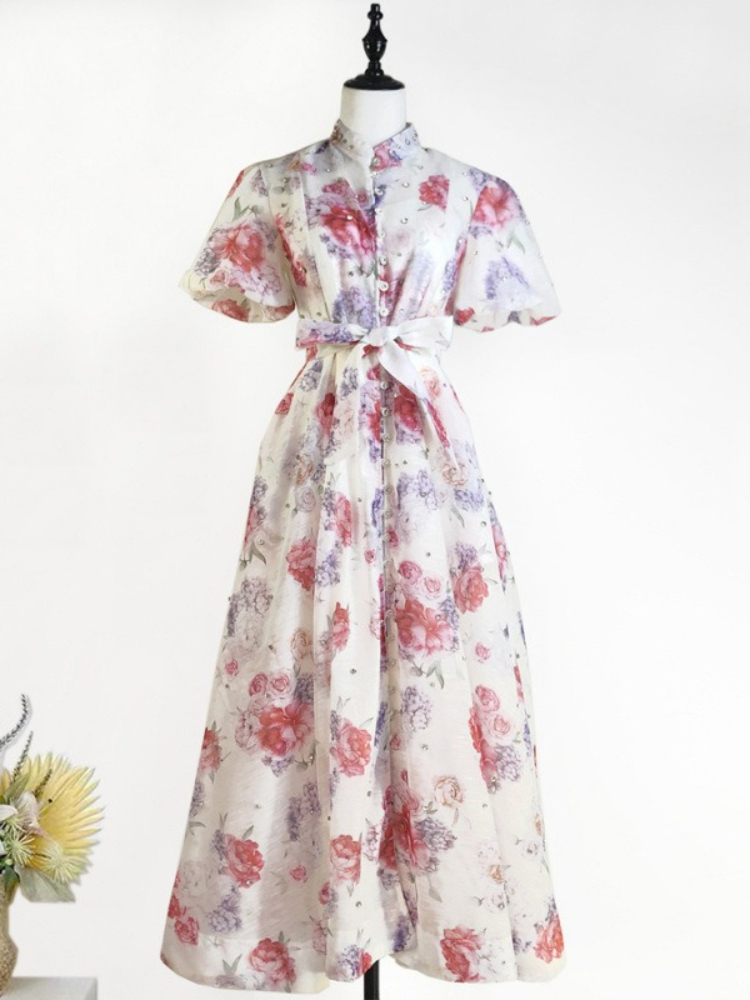 Vestido Elegante Retro Francês - Summer Clothing Pictures avaliação e preço