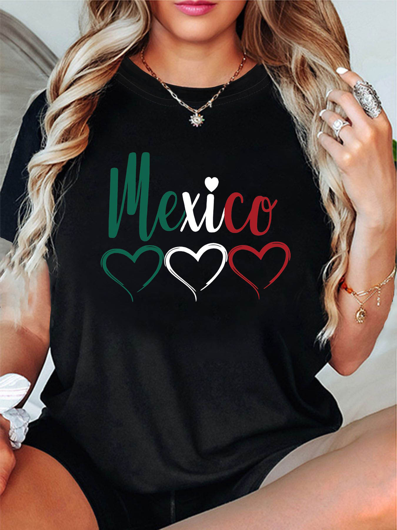 Camiseta Casual de Gola Redond - Summer Clothing Cartoon avaliação e preço
