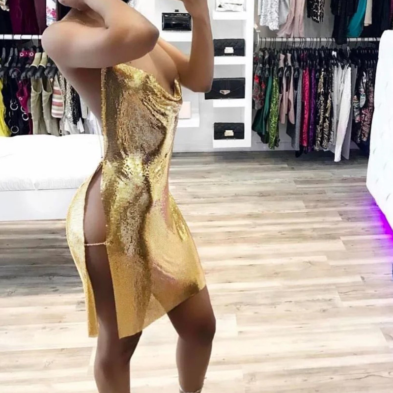 2025 sexy lantejoulas retalhos - Summer Clothing H&M avaliação e preço