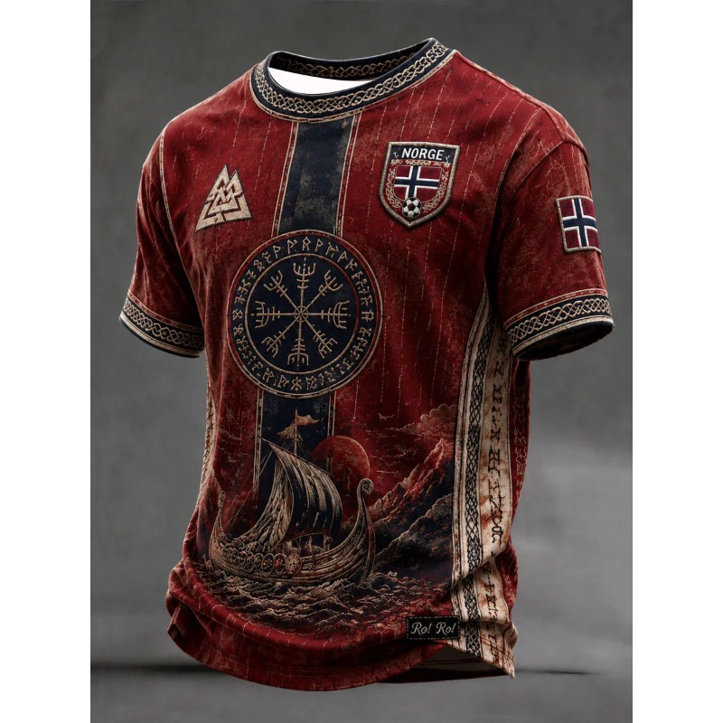 Camisa de Futebol da Noruega N - Summer Viking Clothing avaliação e preço