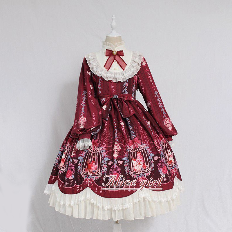 MAGOGO-Vestido Lolita Kawaii p - Summer Victorian Clothing avaliação e preço