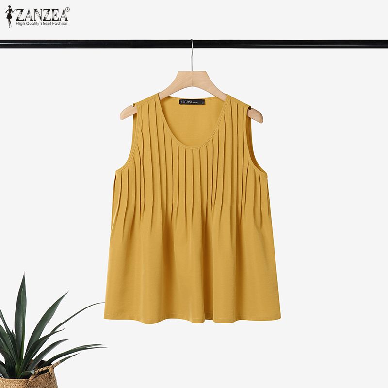 ZANZEA Blusa Feminina Plus Siz - Summer Clothing For Plus Size Women avaliação e preço