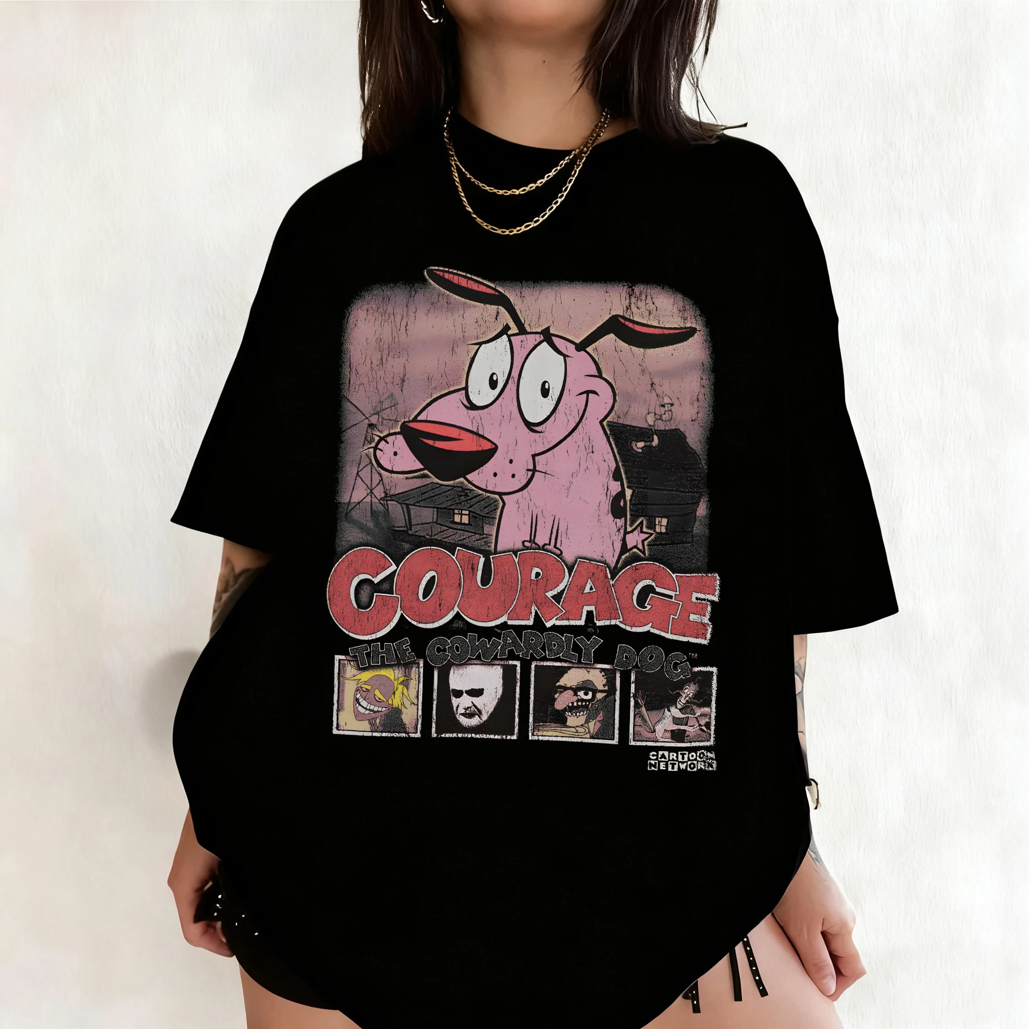 Camiseta de manga curta com es - Summer Clothing Cartoon avaliação e preço
