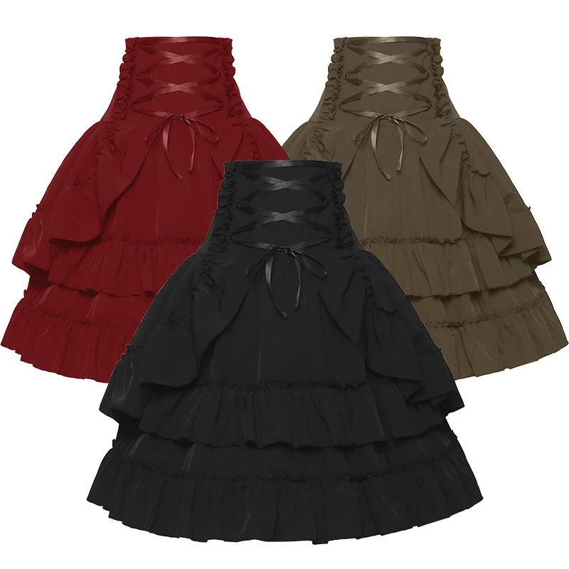 Saia vitoriana feminina mediev - Summer Victorian Clothing avaliação e preço