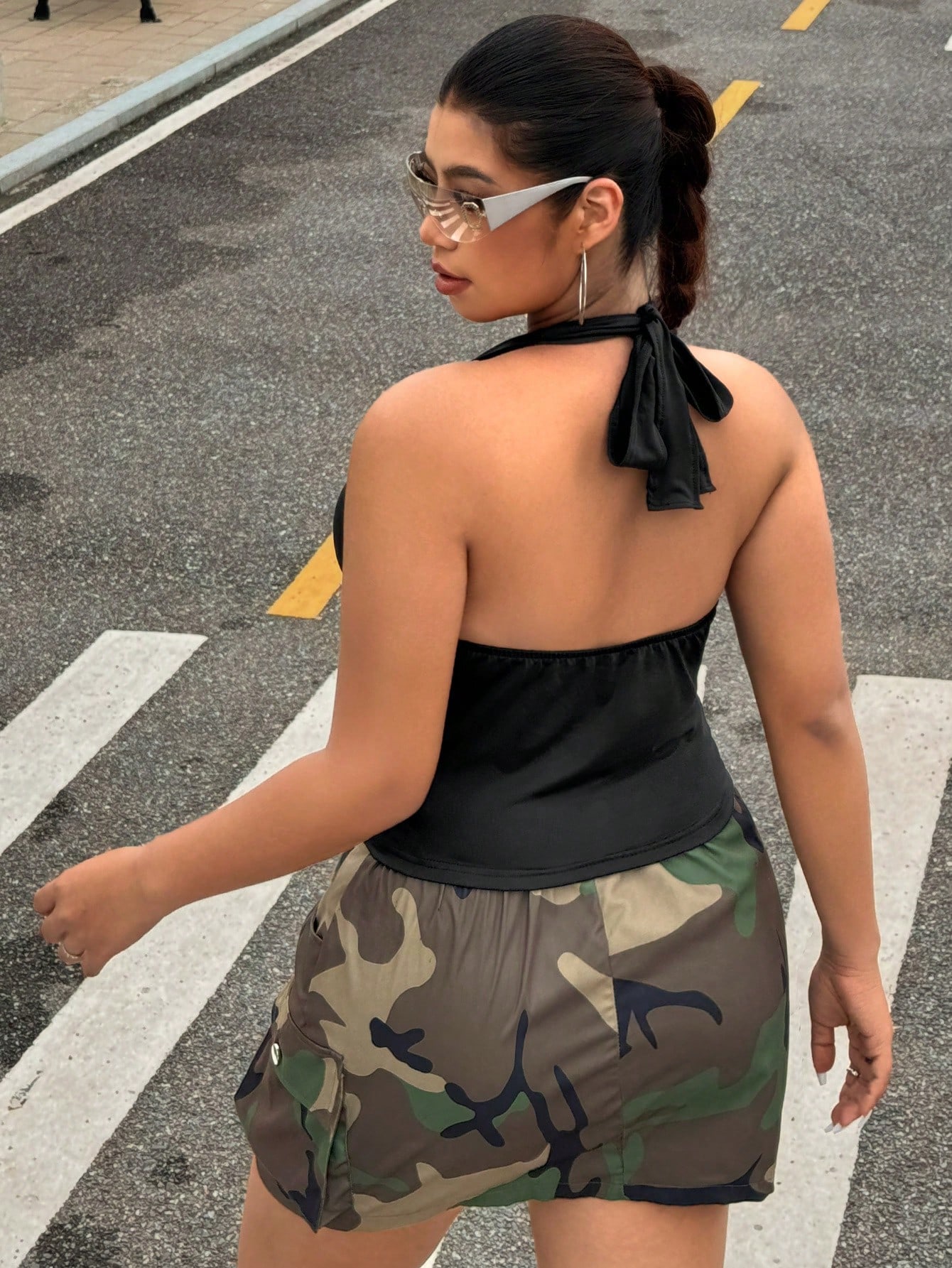 Nova Moda, Cor Sólida, Tamanho - Summer Clothing For Plus Size Women avaliação e preço
