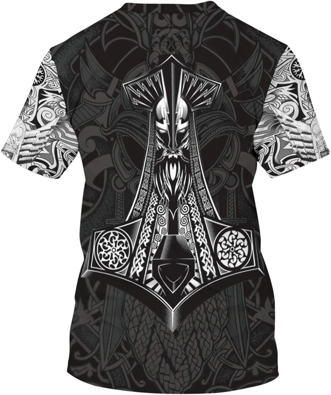 Vikings masculino t camisa top - Summer Viking Clothing avaliação e preço