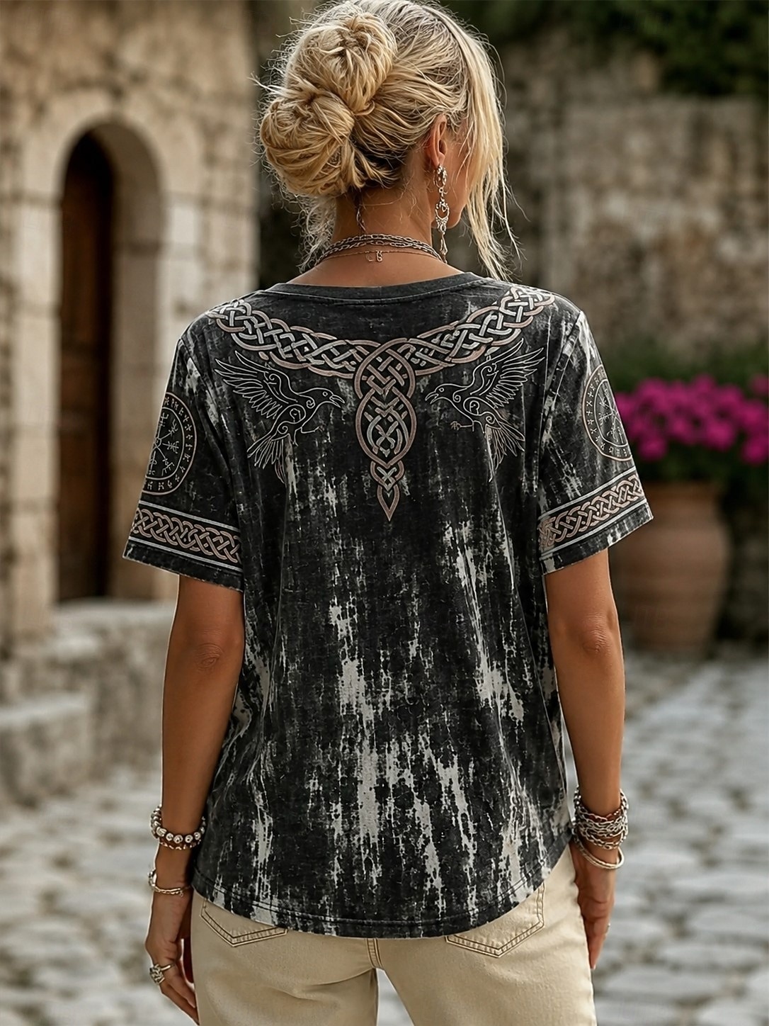 Camiseta Feminina de Manga Cur - Summer Viking Clothing avaliação e preço