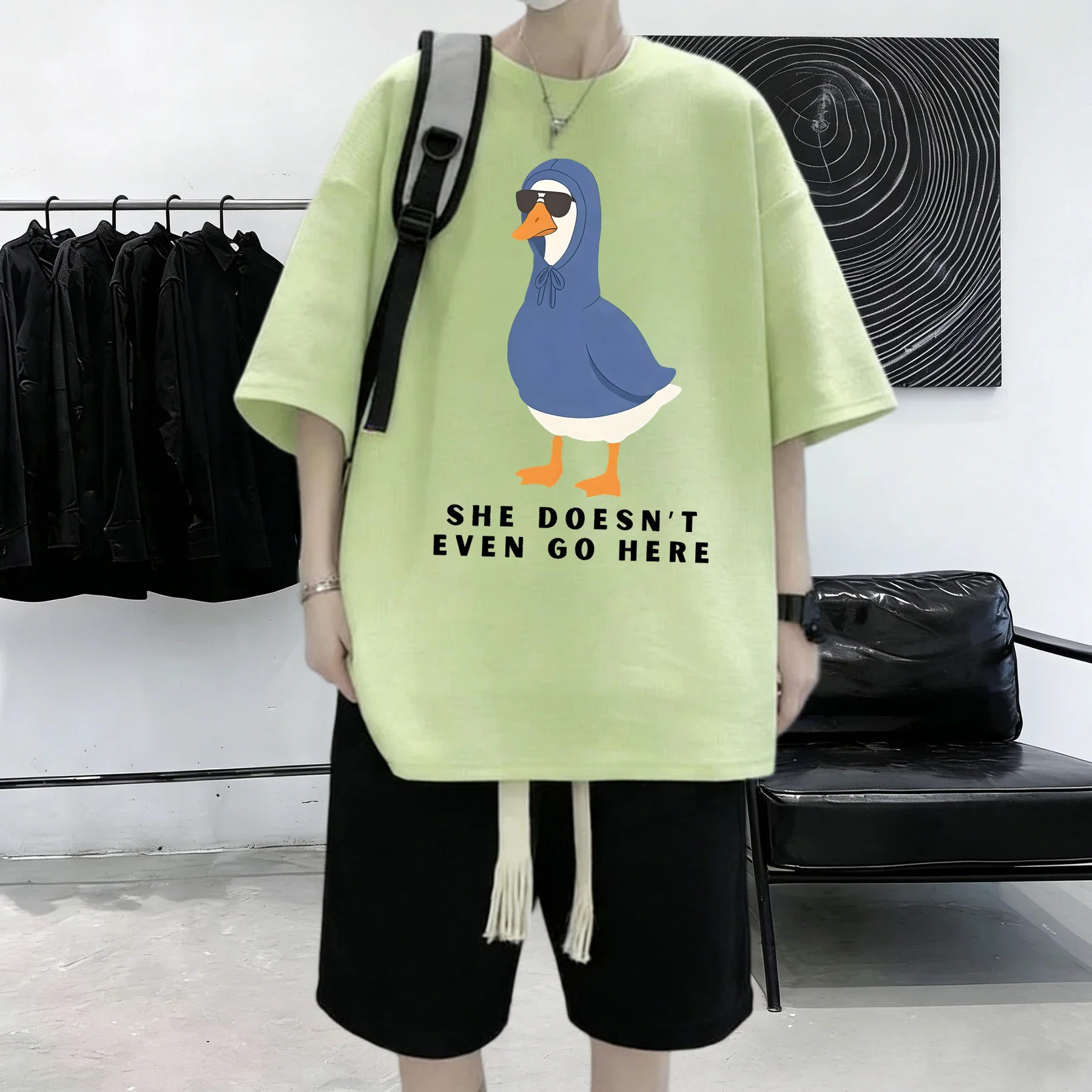 Camisetas Masculinas Casuais d - Summer Clothing Not Shein avaliação e preço