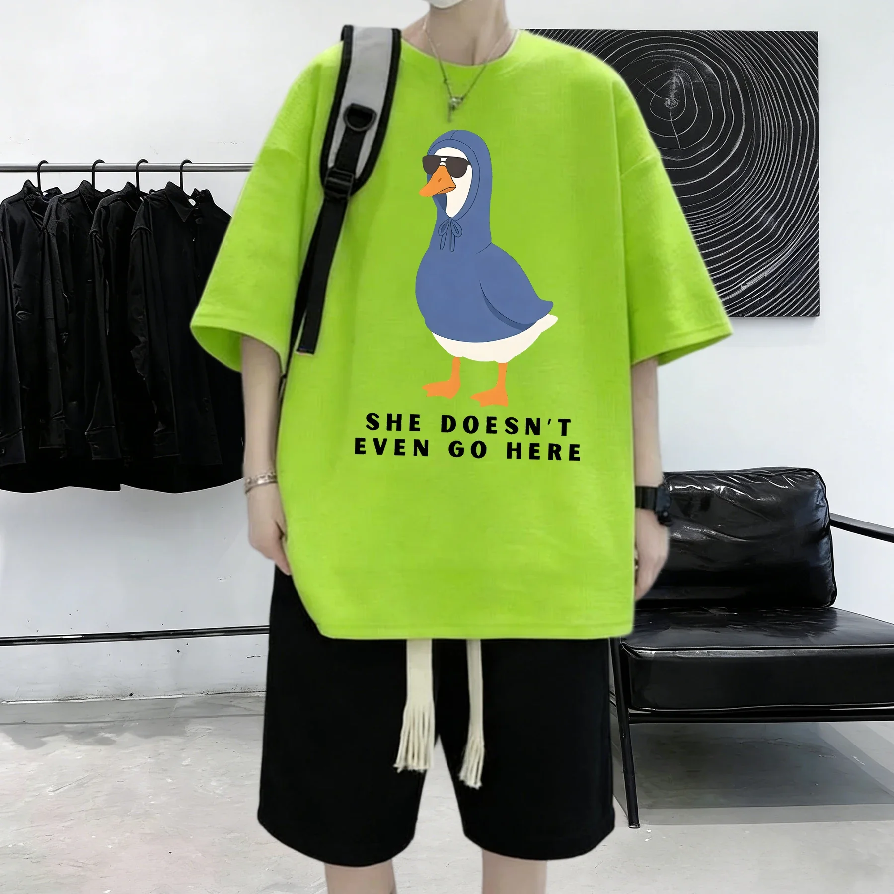 Camisetas Masculinas Casuais d - Summer Clothing Not Shein avaliação e preço