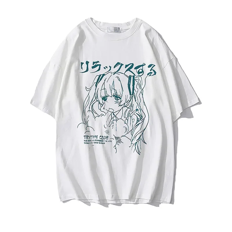 Camisetas Y2K Japonesas Haraju - Summer Grunge Clothing avaliação e preço