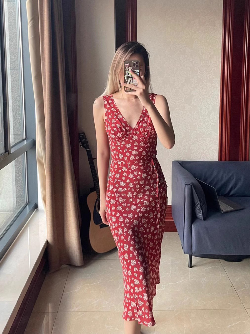 Vestido Midi Feminino com Deco - Summer Clothing H&M avaliação e preço