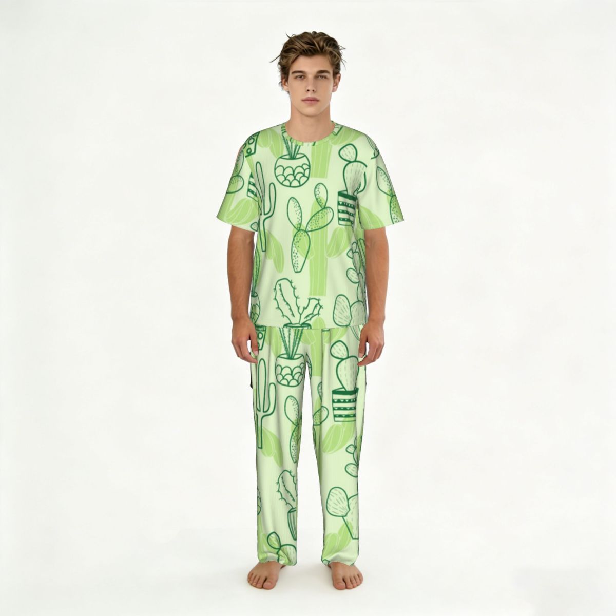 Conjunto de pijama masculino d - Summer Clothing Patterns avaliação e preço