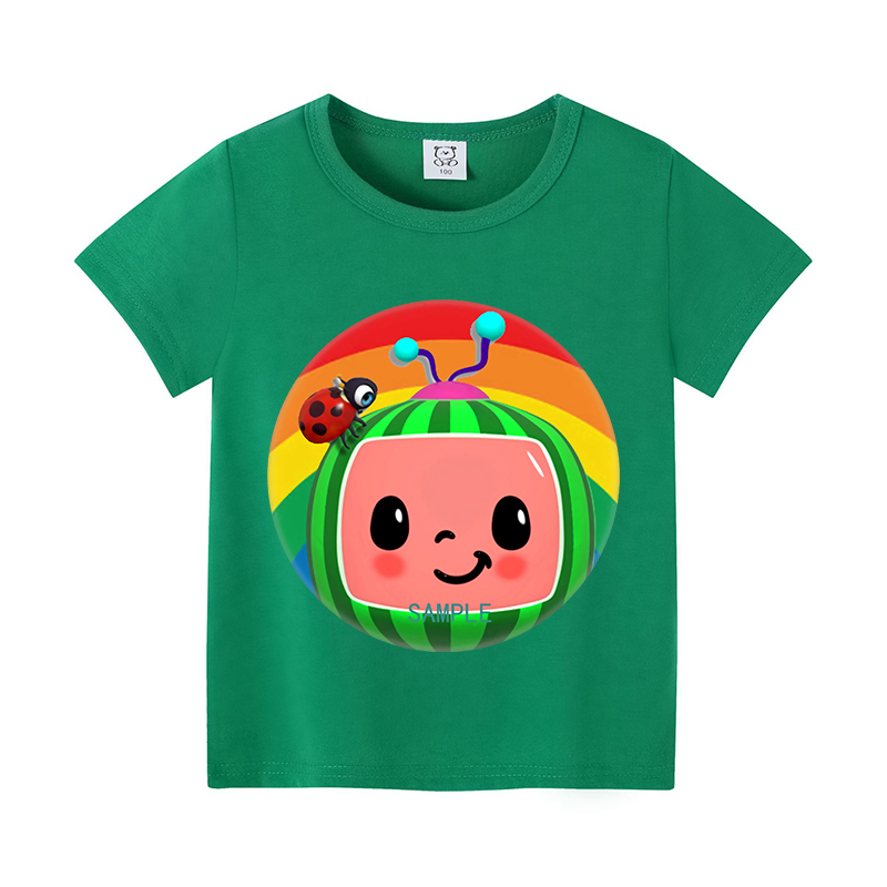 Cocomelons camisetas de bebê a - Summer Clothing Cartoon avaliação e preço