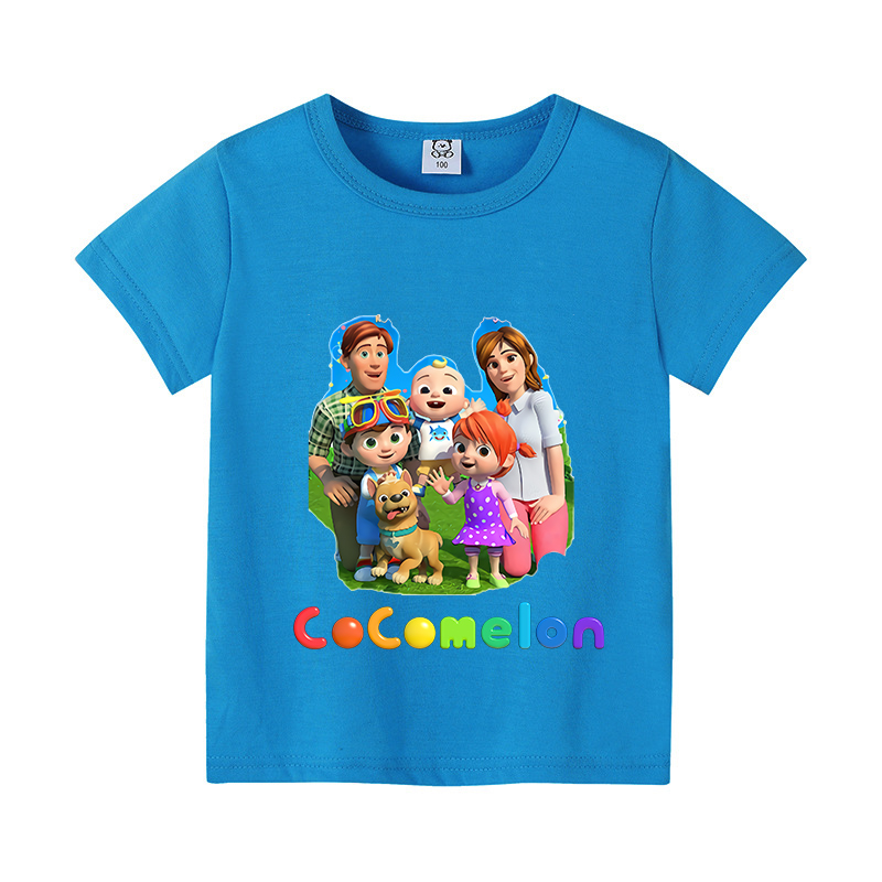 Cocomelons camisetas de bebê a - Summer Clothing Cartoon avaliação e preço