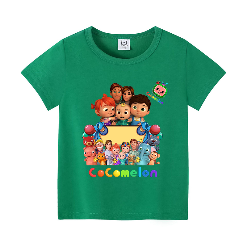 Cocomelons camisetas de bebê a - Summer Clothing Cartoon avaliação e preço