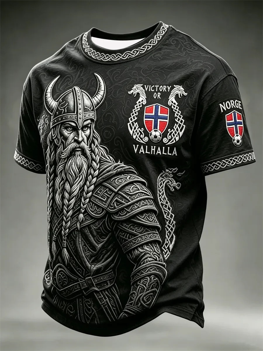 Camiseta Gráfica de Futebol Vi - Summer Viking Clothing avaliação e preço