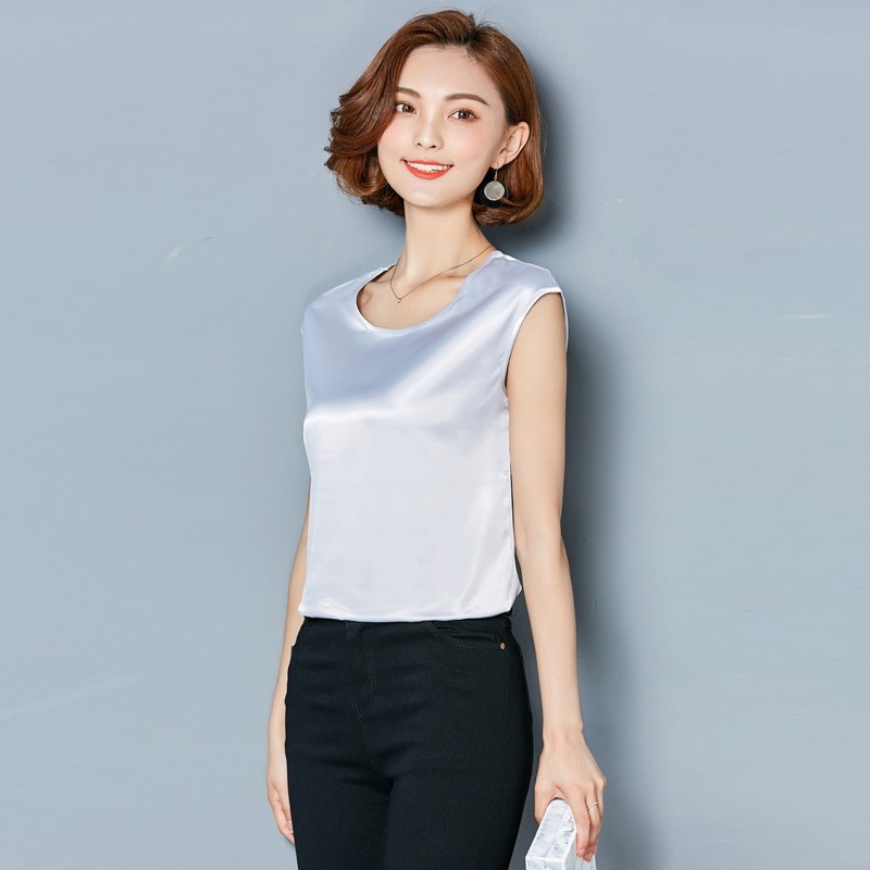 Colete de seda sexy feminino,  - Summer Clothing For Plus Size Women avaliação e preço