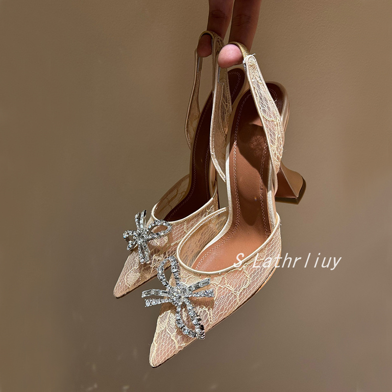 Sandálias strass flor apontou  - Summer Clothing Offers avaliação e preço