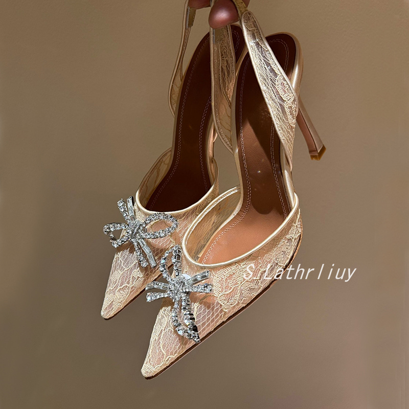 Sandálias strass flor apontou  - Summer Clothing Offers avaliação e preço